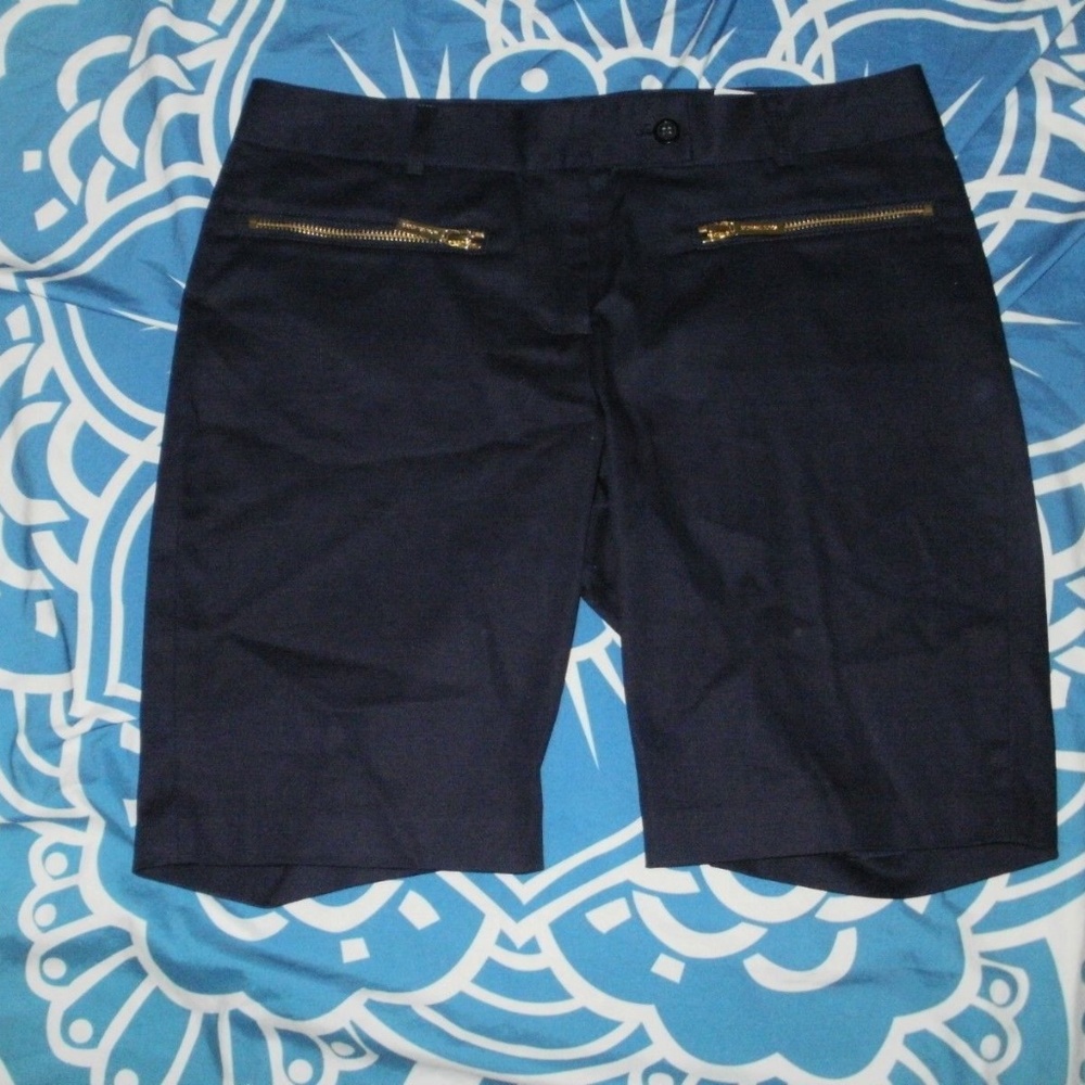 MICHAEL KORS BERMUDA WALKING SHORTS SIZE 2 NAVY